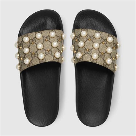 diamond slides gucci|gucci slides women's selfridges.